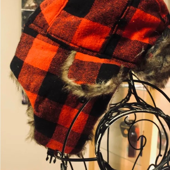 S/A trapper hat plaid - Picture 4 of 4